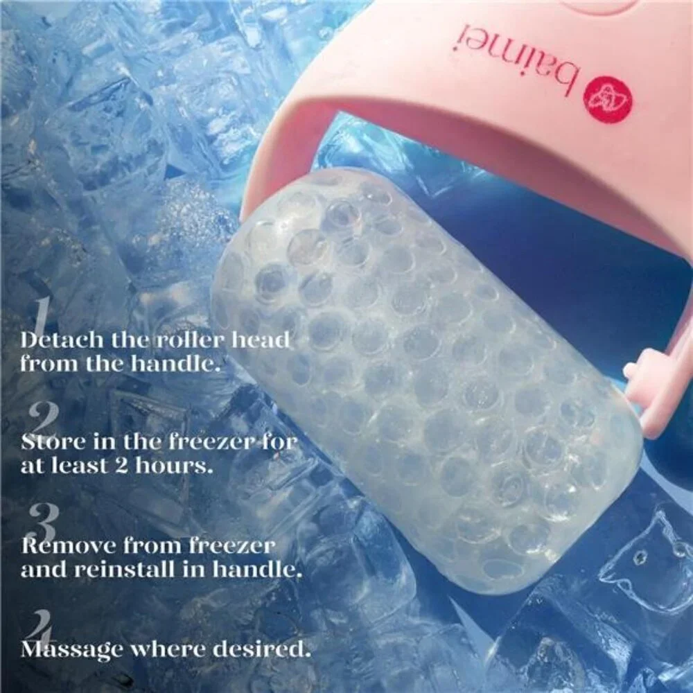 Ice Roller for Face Women andFacial Tool Set Reduces Puffiness Skin Care